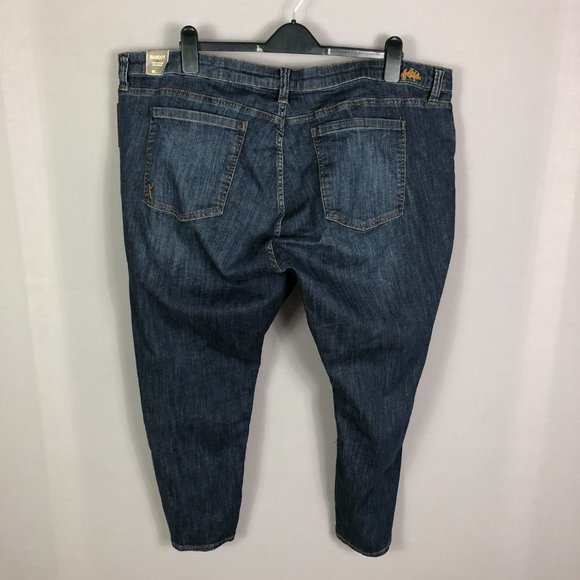 Kut From the Kloth Womens Blue Bardot Crop Skinny Boyfriend Jeans Size 2… - Picture 6 of 11
